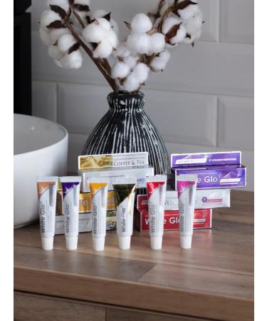 white glo Toothpaste whitening set 6 pcs. 24 gr - Buy Online on GoSupps.com