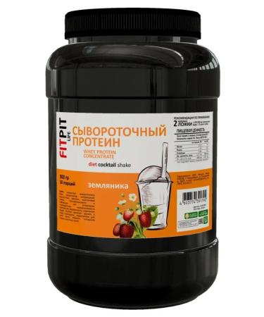 FITPIT Serum protein 900 g of strawberries - Buy Online on GoSupps.com