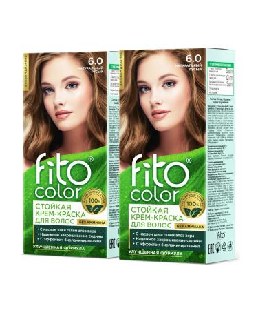 Fito cosmetics Set Fito Color Cream-paint persistent 6.0 natural light brown