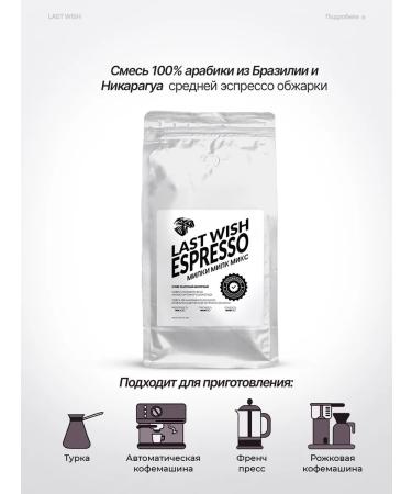 LAST WISH Espresso Milk Milk Mix ground coffee 500 g Espresso - Buy Online on GoSupps.com
