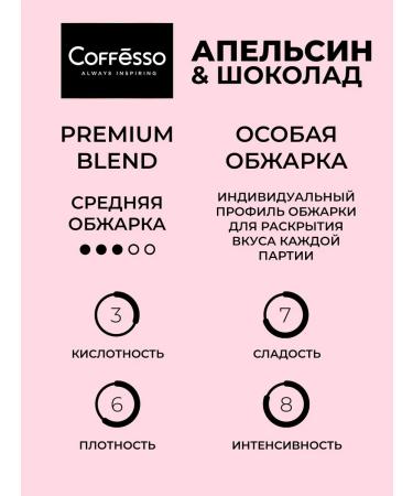 COFFESSO Coffee in drip packages 5 pcs The taste of red orange and chocolate - Buy Online on GoSupps.com