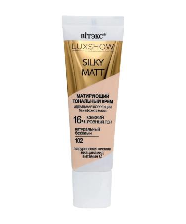 Belita-Vitex Tonal matting cream Luxshow Silky Matt tone 102 30 ml - Buy Online on GoSupps.com