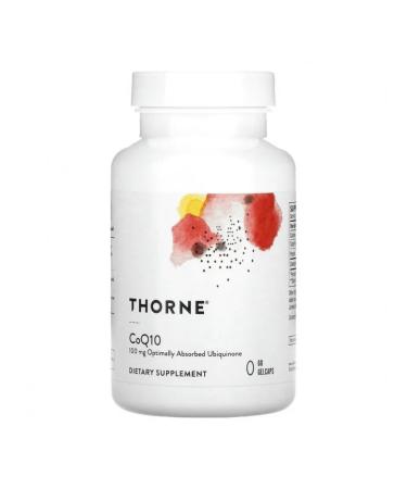 Thorne Research Coenzyme Q10 CoQ10 100 Mg 60 capsules