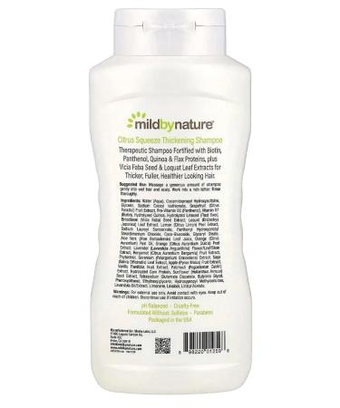 Mild By Nature Hair density shampoo with citrus aroma 473 ml - Buy Online on GoSupps.com