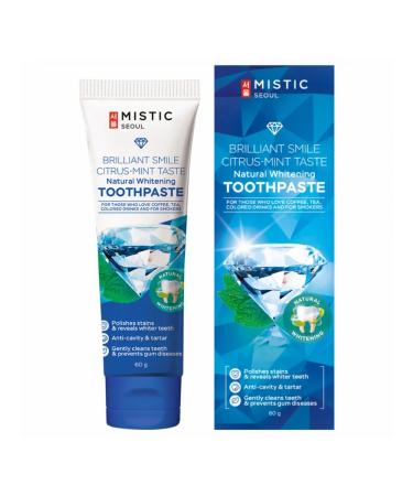 MYSTIC Brilliant Smile toothpaste bleaching 60g 2 pcs - Buy Online on GoSupps.com