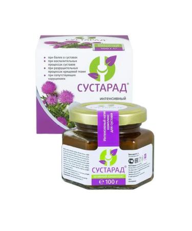 Sashera honey "Sustarad" Cartemia for pain and inflammation in the joints concentrate 100 g. 3 pcs. - Buy Online on GoSupps.com