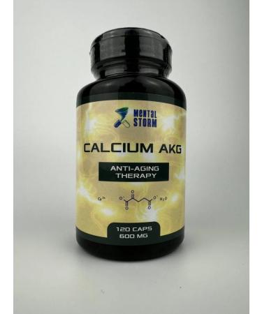 Mental Storm Calcium akg Calcium Alpha-Ketoglutarate 600 mg 120 capsules - Buy Online on GoSupps.com