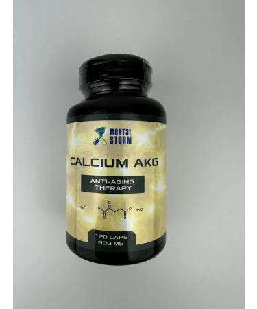 Mental Storm Calcium akg Calcium Alpha-Ketoglutarate 600 mg 120 capsules - Buy Online on GoSupps.com