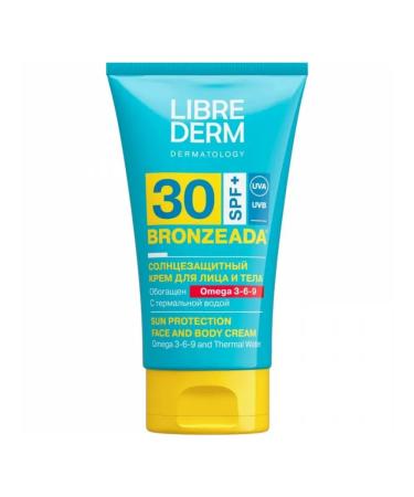 LIBREDERM Sunwall cream Bronzeada with omega3-6-9 and term