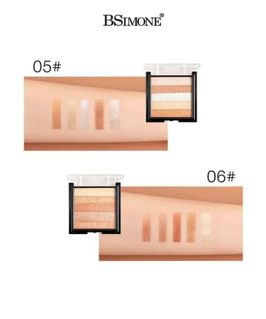 BSIMONE Highlaiter palette for decorative facial makeup #06 - Buy Online on GoSupps.com