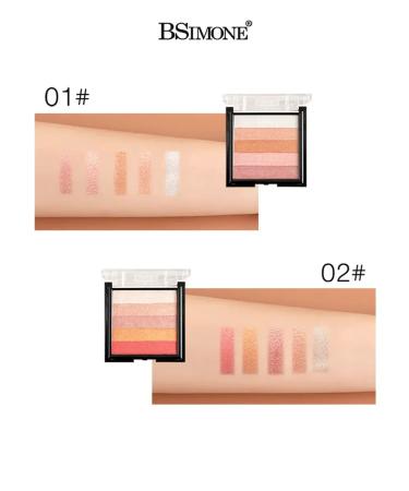 BSIMONE Highlaiter palette for decorative facial makeup #01 - Buy Online on GoSupps.com