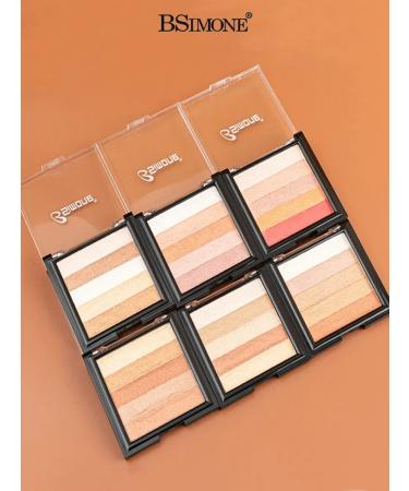 BSIMONE Highlaiter palette for decorative facial makeup #05 - Buy Online on GoSupps.com