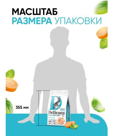Delicana Dry feed for sterilized cats and castrated cats ... - Buy Online on GoSupps.com