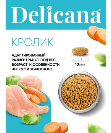 Delicana Dry feed for sterilized cats and castrated cats ... - Buy Online on GoSupps.com