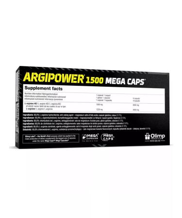 Olimp Sport Nutrition L-Arginine Olimp Argipower 1500 Mg Mega Caps 120 capsules - Buy Online on GoSupps.com