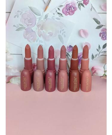 SABBI Lipstick for lip matova Miss Rose in a row of 6 pcs - Buy Online on GoSupps.com