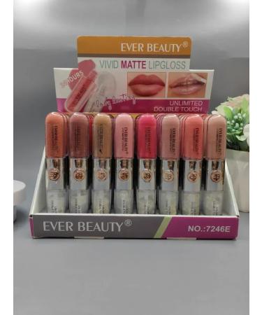 Bilateral matte lipstick 2in1 in a row 2 pcs - Buy Online on GoSupps.com