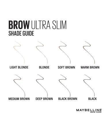 Maybelline New York Express Browwo Browry Pencil Ultra Slim 02 Soft Brown - Buy Online on GoSupps.com