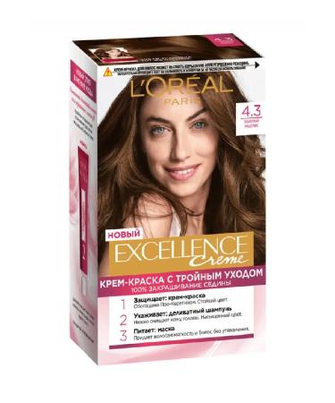 L'OREAL PARIS Persistent Excellence Cream Tone 4.3 270 ml