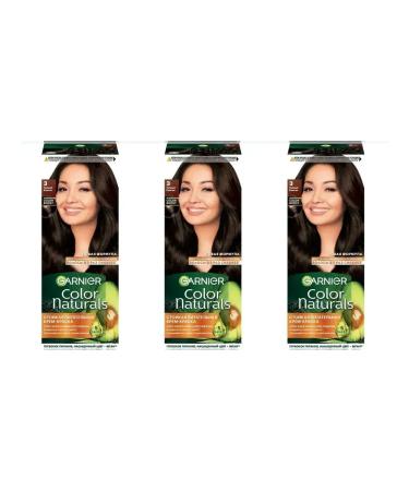 Garnier Hair dye Color Naturals tone 3.0 dark chestnut 3 pcs