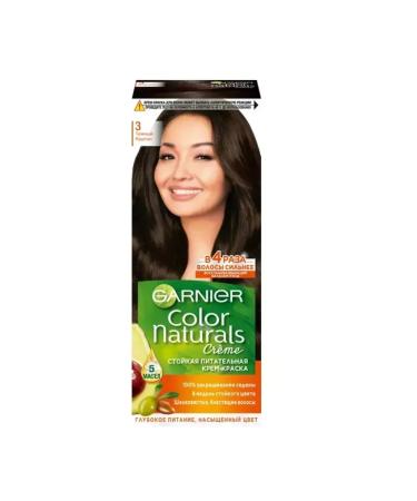 Garnier Color Naturals paint tone 3 dark chestnut - Buy Online on GoSupps.com