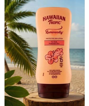 Hawaiian Tropic Cream Sunwallowiian Luminosity SPF 15 - Buy Online on GoSupps.com