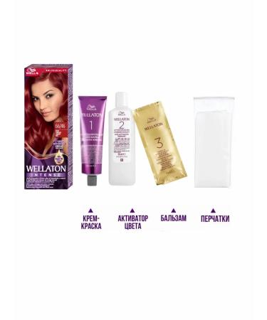 WellaTON Sustainable hair dye 66 46 red cherry 2pcs - Buy Online on GoSupps.com