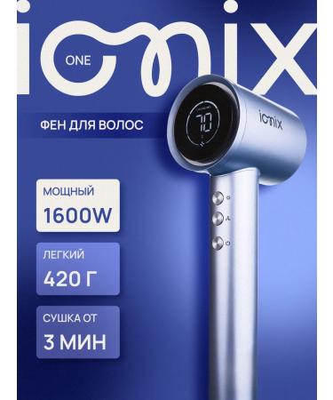 Ionix Hair hair dryer Professional One 1600 watts blue