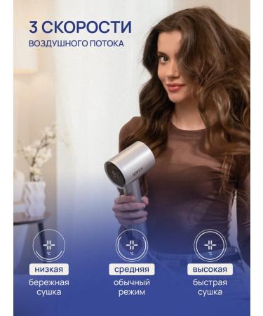 Ionix Hair hair dryer Professional One 1600 watts blue - Buy Online on GoSupps.com