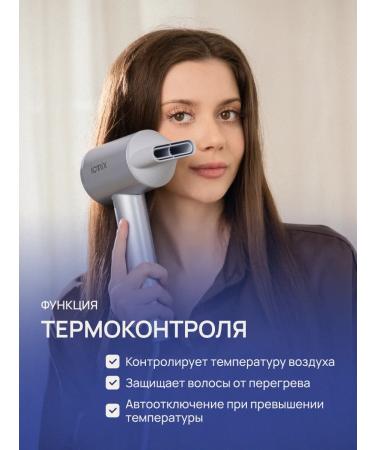Ionix Hair hair dryer Professional One 1600 watts blue - Buy Online on GoSupps.com