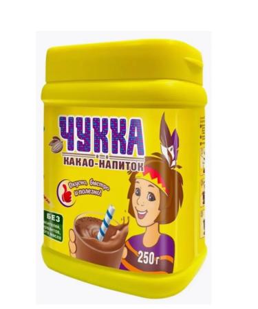 Ecology Healthy Nutrition Cocoa drink "Chukka" granular plastic jar 250 - Buy Online on GoSupps.com