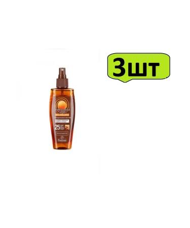 Intensively tan of SPF 25 Floresan F-119 150 ml x 3pcs