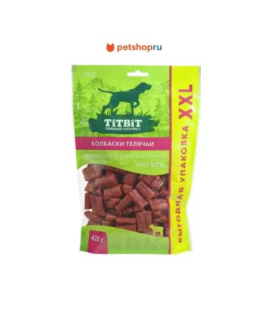 TiTBiT Calm sausages for dogs profitable packaging XXL 420 g