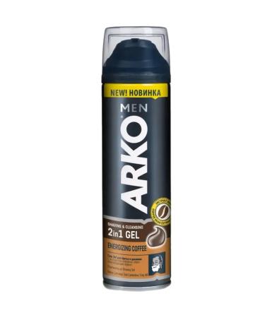 Arco Men Gel Coffee Gel 2 in 1 for shaving and washing 200 ml