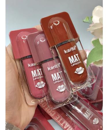 Karite Lipstick matte liquid 12 pcs - Buy Online on GoSupps.com
