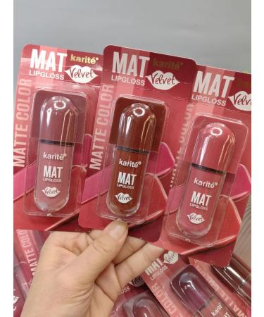 Karite Lipstick matte liquid 12 pcs - Buy Online on GoSupps.com