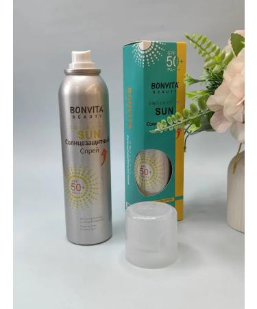 Bonvita Sunwall spray SPF 50+ for the face and body - Buy Online on GoSupps.com