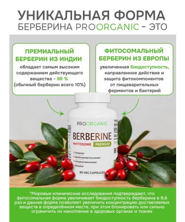 PROORGANIC Berberin 500 mg for weight loss - Buy Online on GoSupps.com