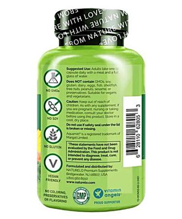 NATURELO Multivitamins 60 vegetarian capsules - Buy Online on GoSupps.com
