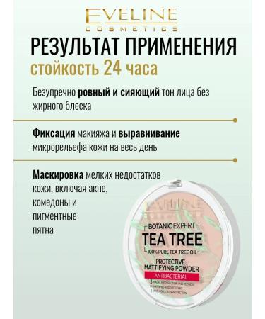 EVELINE Facial powder matting 3B1 Botanic Expert tone 002 - Buy Online on GoSupps.com