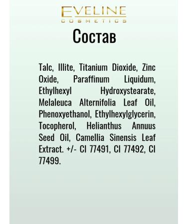 EVELINE Facial powder matting 3B1 Botanic Expert tone 002 - Buy Online on GoSupps.com