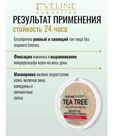 EVELINE Facial powder matting 3B1 Botanic Expert tone 004 - Buy Online on GoSupps.com