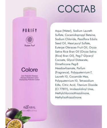 Kaaral Purific Colore 1000ml colorful hair shampoo - Buy Online on GoSupps.com