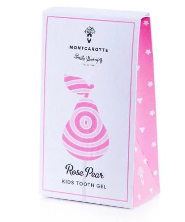 MontCarotte Children's toothpaste gel pink pear Montkarott Italy 0+ - Buy Online on GoSupps.com