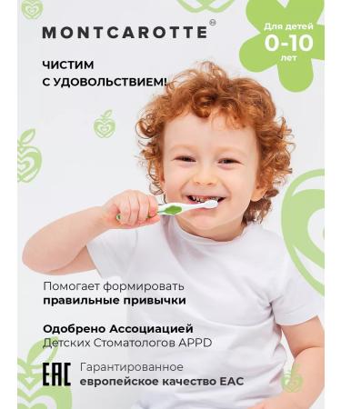 MONTCAROTTE Children's toothpaste gel Green apple Montkarott Italy - Buy Online on GoSupps.com