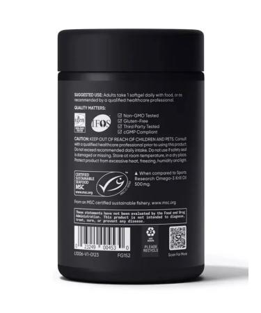 Sports research Crileage oil with astaxantin Krill Oil 60 capsules - Buy Online on GoSupps.com