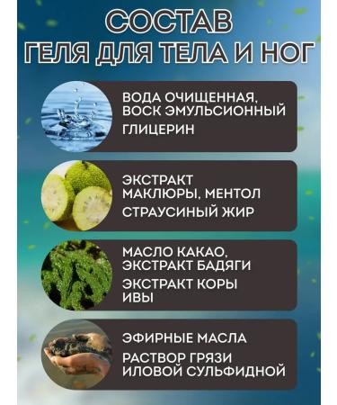 CreamsPack Body and legs cream "Maklura Peloid+" - Buy Online on GoSupps.com