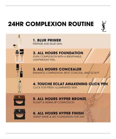 Yves Saint Laurent Compact matting powder All Hours Hyper Finish No. 01 - Buy Online on GoSupps.com