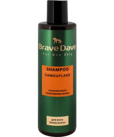BRAVE DAVE Hair shampoo men's Camouflage strengthening