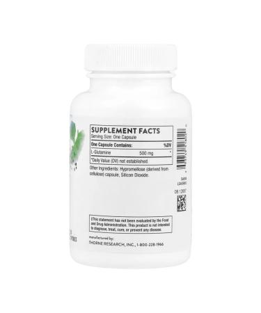 Thorne Research L-glutamine l-glutamine 90 capsules - Buy Online on GoSupps.com